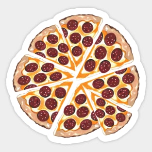 PEPPERONI Pizza Party Sticker